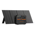 2400/3600-Watt Continuous Peak Output Power Station AC200PL Push Button Start Lifepo4 Battery Generato/350W Solar Panel
