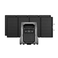 4000-Watt Output, Solar Generator DELTA Pro 3 with 2 Pcs 400W Solar Panels, LFP Battery, Home Backup, Camping&Rvs