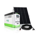 1800W Running/3600W Peak Push Button Start Lithium Solar Generator Gold