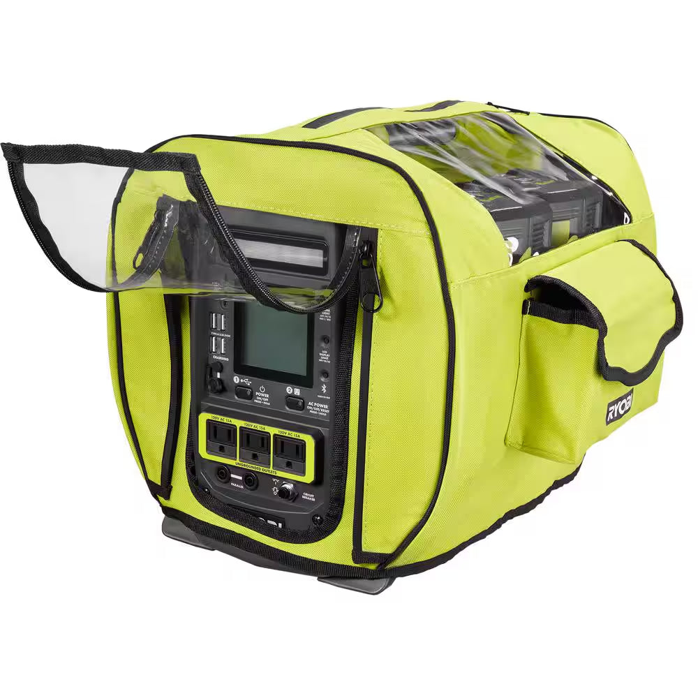 40V 1800-Watt Portable Battery Inverter Power Station and 4-Port Charger with (2) 6.0 Ah Batteries