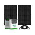 Lithium 3600W Push Button Start Power Add-On Pro Bundle Featuring an Additional 3600W Power Pod with 2 410W Solar Panels