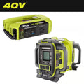 40V 1800-Watt Portable Battery Inverter Power Station, 4-Port Charger W/ 40V 300-Watt Inverter Power Source Tools Only