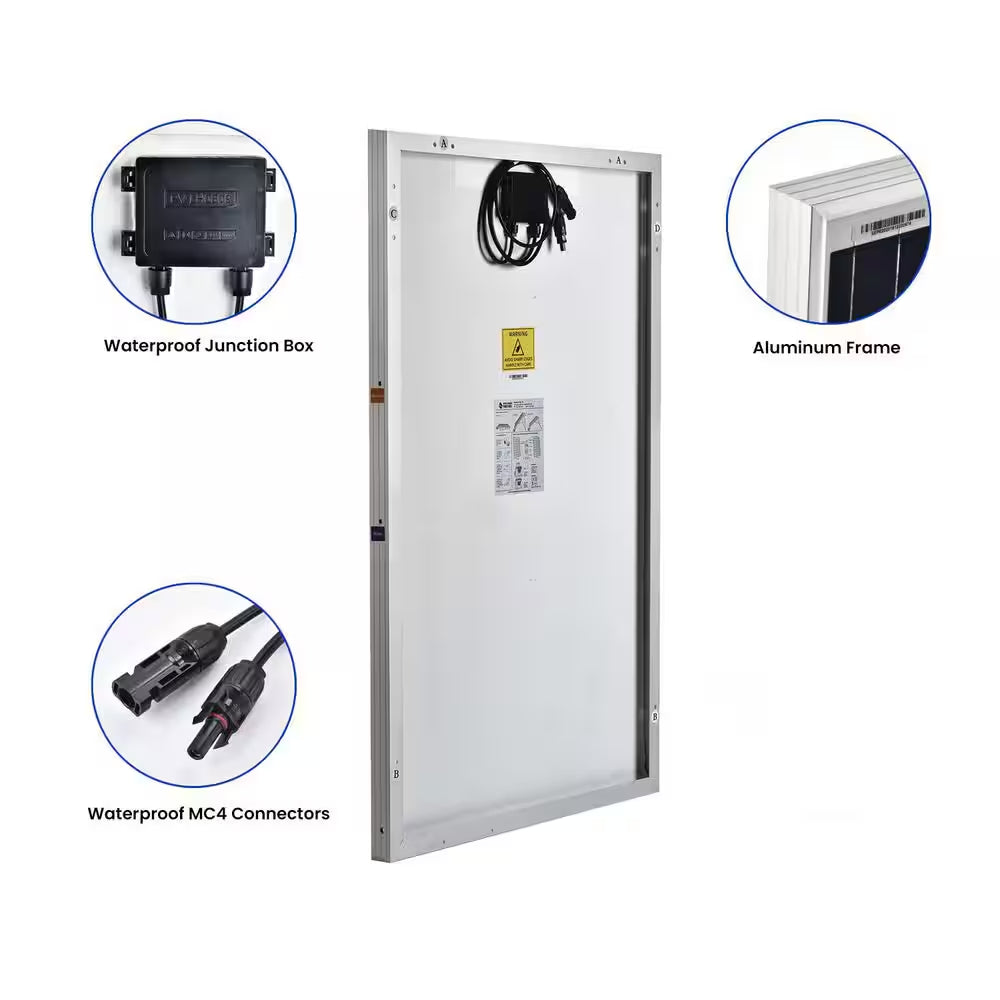 1800W Running/3600W Peak Push Button Start Lithium Solar Generator Gold