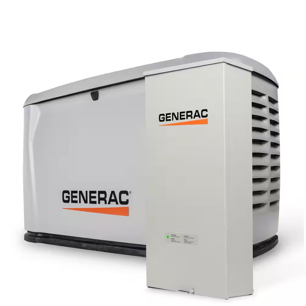 24,000 Watt Air-Cooled Whole House Home Standby Generator and 200-AMP Transfer Switch