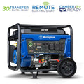 6,600/5,300-Watt Gas Powered Portable Generator with Remote Electric Start and 30A 120/240V Outlet