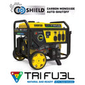 8,125/6,500-Watt Electric Start Gasoline Propane and Natural Gas Tri-Fuel Portable Generator, CO Shield, NG/LPG Hoses