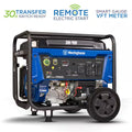 9,500/7,500-Watt Gas Powered Portable Generator with Remote Electric Start, 30A 120/240V Outlet