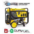 7850/6250-Watt Recoil Start Storm Ready Gasoline and Propane Powered Dual Fuel Portable Generator with CO Shield
