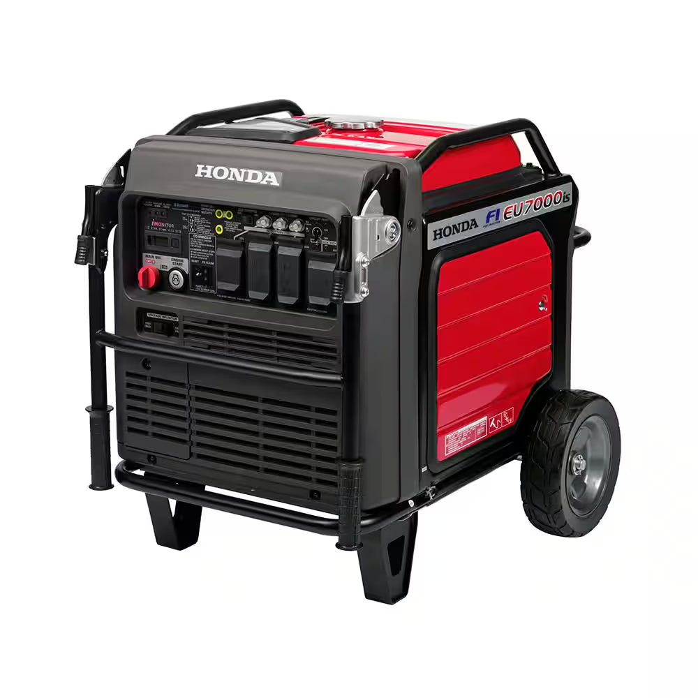 Inverter 7000-Watt Standby Gasoline Generator 120/240V Single Phase with Bluetooth and 10 Circuit Manual Transfer Switch